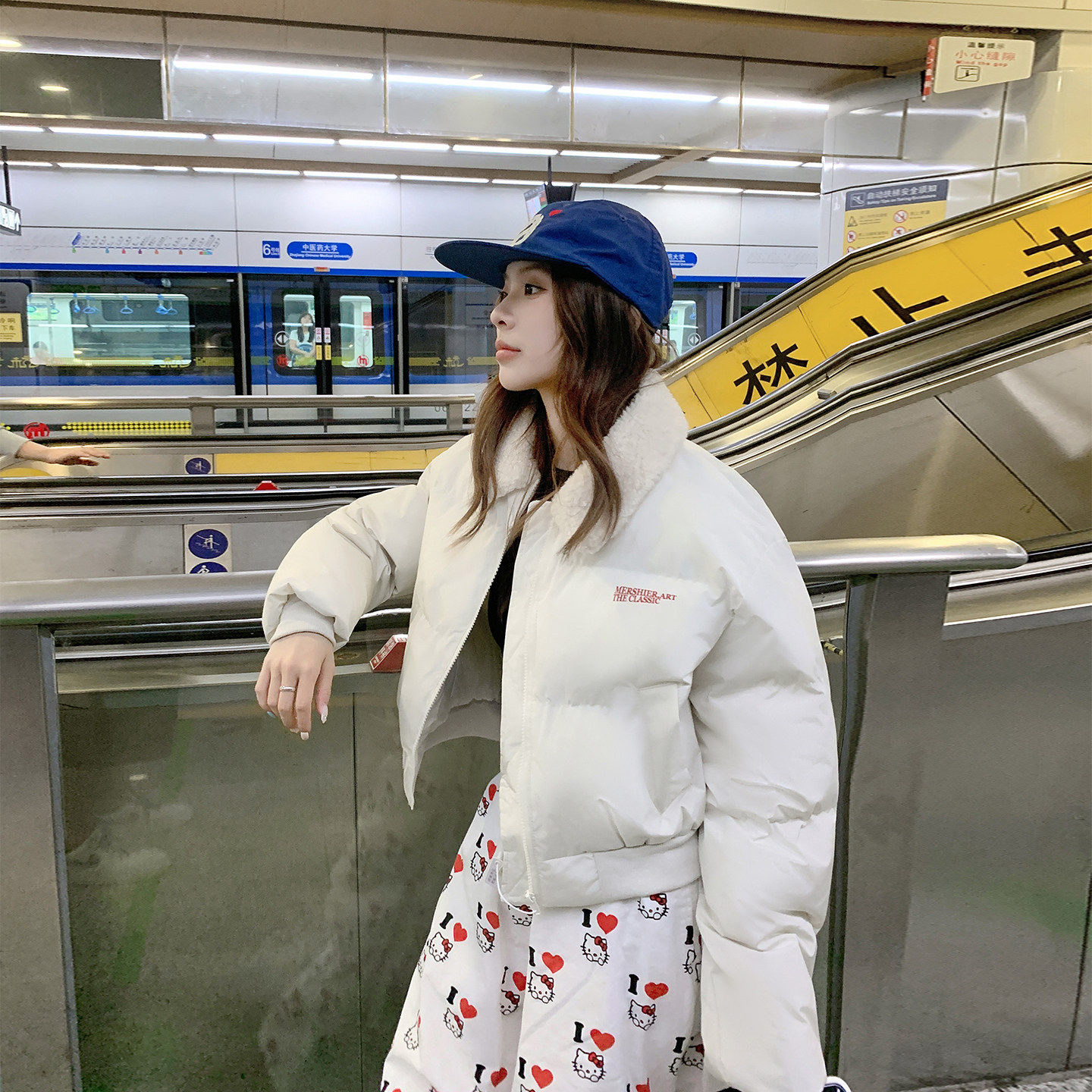 实拍2025冬季新款美式学