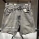 2024新款 男士 468直筒烟灰色牛仔短裤 Levis李维斯正品 A8461 0004