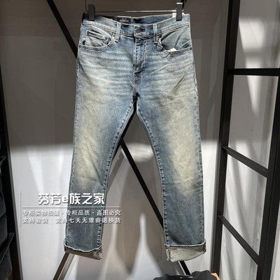 李维斯拉链长裤水洗春秋牛仔裤