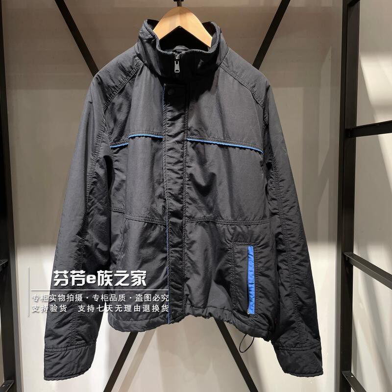 李维斯新款男士黑色夹棉外套