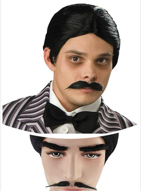 美国百老汇音乐剧《亚当斯一家》戈麦斯亚当斯Gomez Addams假发