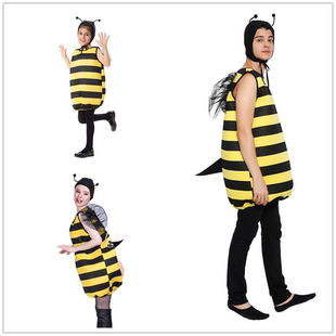Halloween万圣节昆虫立体服装 蜜蜂bee cos 精灵仙子动物昆虫装扮