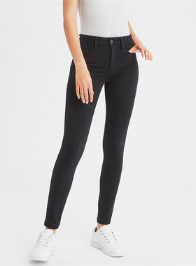 AEO American Eagle女士时尚高腰紧身牛仔裤 1439显瘦提臀铅笔裤