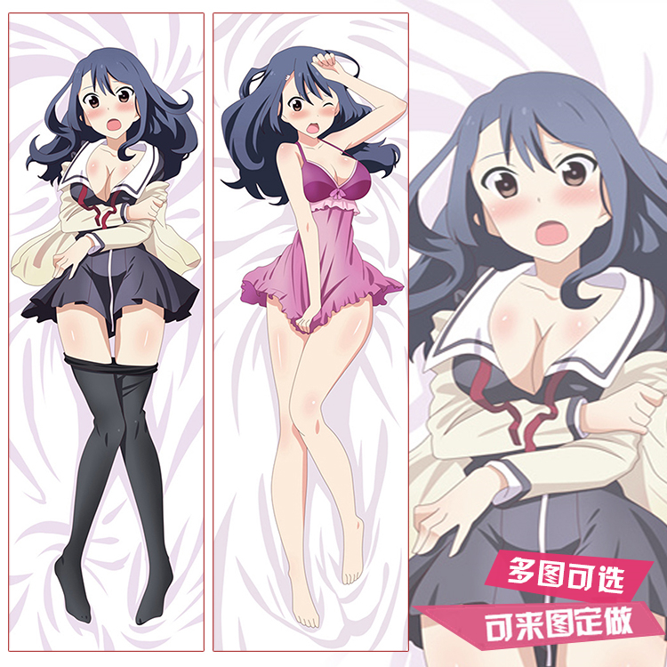 笨女孩风纪委员长半身枕含芯