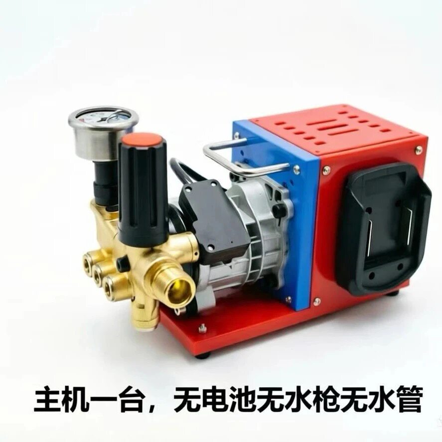 DIY无刷洗车机锂电洗车机高压清洗机打药机手提高压喷雾机无线