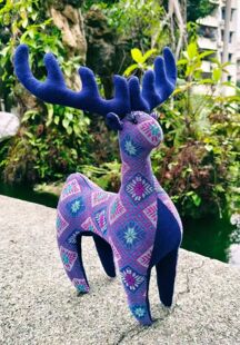 广西非遗壮锦周边小礼品梅花鹿手工活动材料包民族礼盒装伴手礼