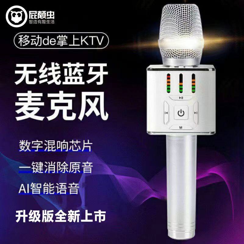 屁颠虫音响一体麦克风无线蓝牙话筒X30Pro全民唱歌神器家用K歌宝