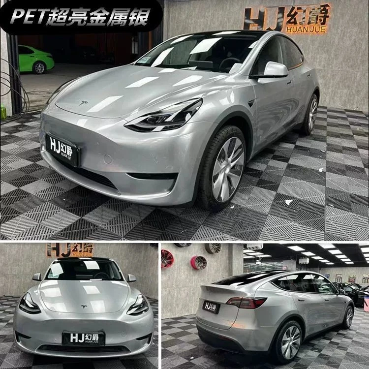 PET超亮金属银汽车改色膜补膜