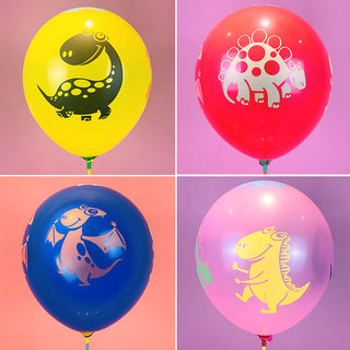 恐龙卡通气球微商地推扫码小礼品创意开业活动幼儿园实用引流吸粉