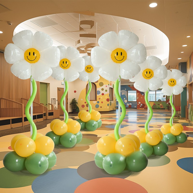气球立柱幼儿园小学开学典礼装饰