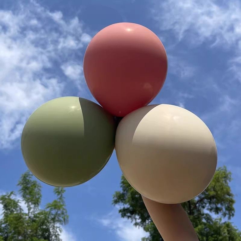 ins风双层气球复古牛油果复古粉沙滩白色气球生日派对布置装饰品,节庆用品/礼品,气球,淘宝优惠券,粉丝福利购,淘宝优惠卷