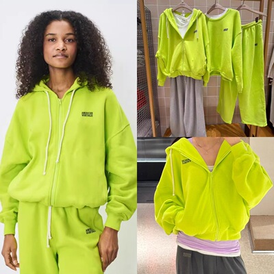 Americ@n Vintage新品张柏芝同款休闲卫衣套装长袖帽衫棉女装卫裤