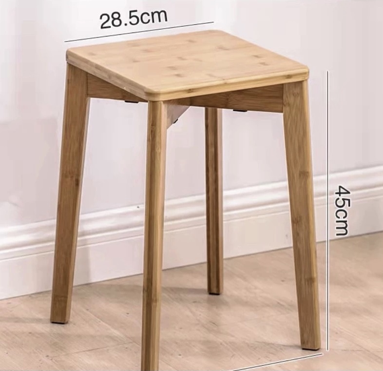 楠竹凳子 方凳 可以叠加四方凳