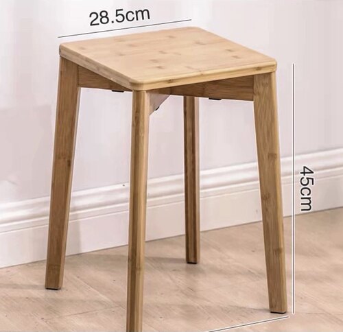 楠竹凳子 方凳 可以叠加四方凳