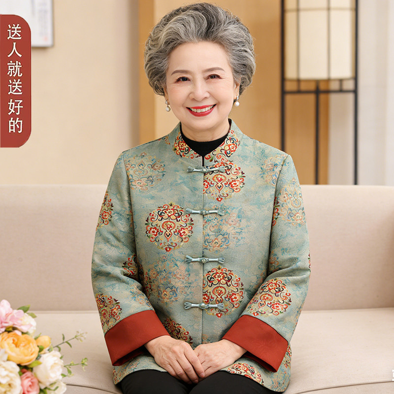 高贵送礼!中老年妈妈装夏季衬衫