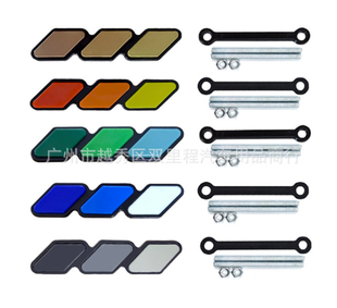 适用于丰田坦途 4runner Tacoma中网标 改装格栅三色小标车贴车标