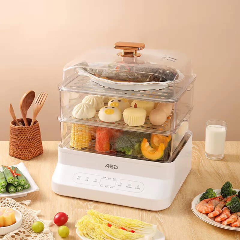 Aisda electric steamer household insulation 15L stainless steel spiral heating plate quickly conducts heat AZ-F36E903