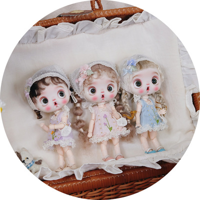 ob11gsc娃娃衣服洋装小裙子套装香草甜露手作