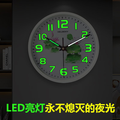 真正的LED发光挂钟拒绝夜光粉