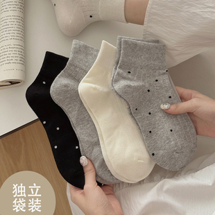 miu风韩国东大门短袜夏季 丫丫大小姐 透气纯棉女士 独立包装