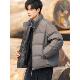羽绒服男士 外套潮牌 加厚保暖休闲百搭面包服短款 立领2025冬季 新款