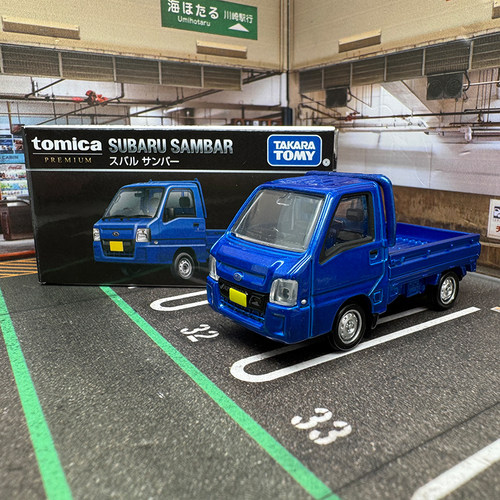 多美卡黑盒斯巴鲁27号仿真合金车