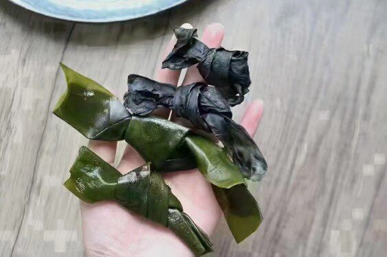干海带扣海带结干货 无沙免洗小扣厚海带头片南澳干货特产包邮