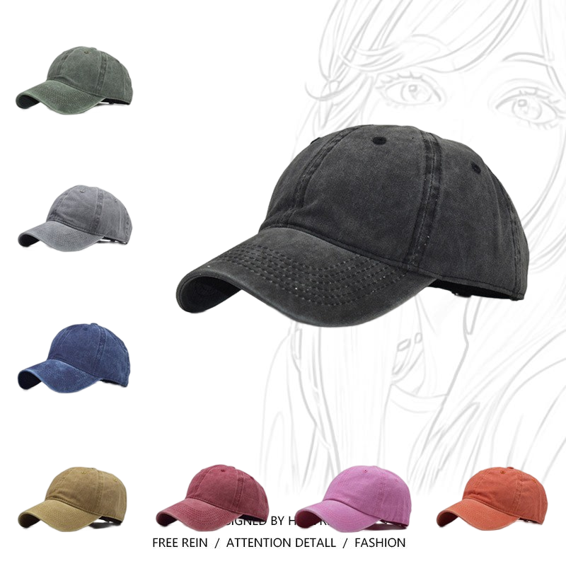 Retro baseball cap men women hat n caps hats做旧棒球帽 服饰配件/皮带/帽子/围巾 帽子 原图主图