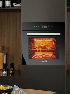 彩屏智能孚帝嵌入式 烘焙烤炉家用厨房多功能智能烤箱 烤箱镶嵌式