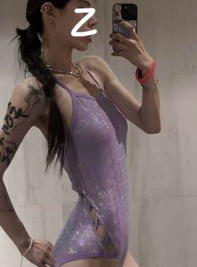 【薰衣草】泳衣女温泉游泳馆专用2025年新款爆款紫色连体竞速游泳