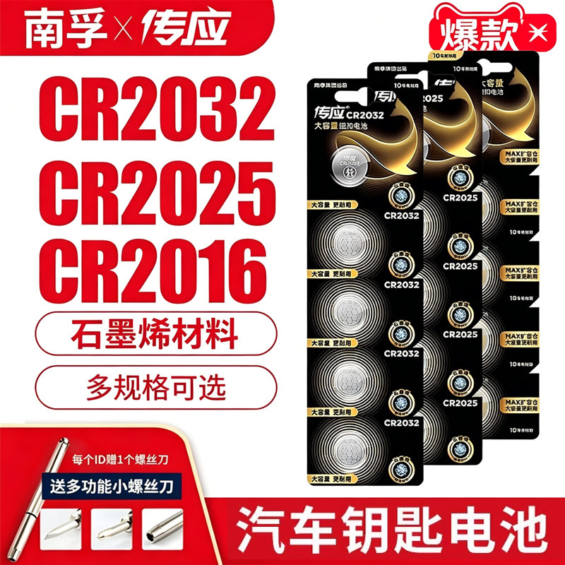 南孚传应CR2032纽扣电池图片