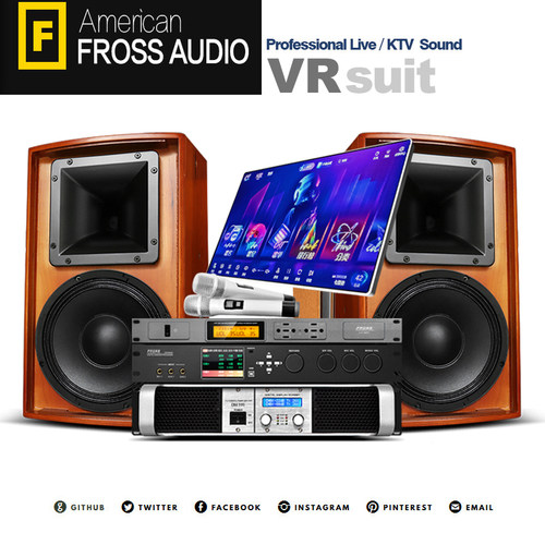 fross沸斯发烧级专业功放家庭ktv