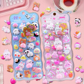 加厚可爱小动物立体泡海绵泡贴纸儿童女孩手机壳装 饰软萌屁屁贴画