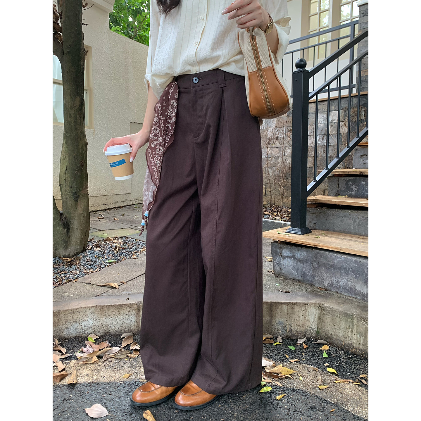 Even一雯【随意入秋】韩系高智简约高级感通勤百搭含莱赛尔休闲裤