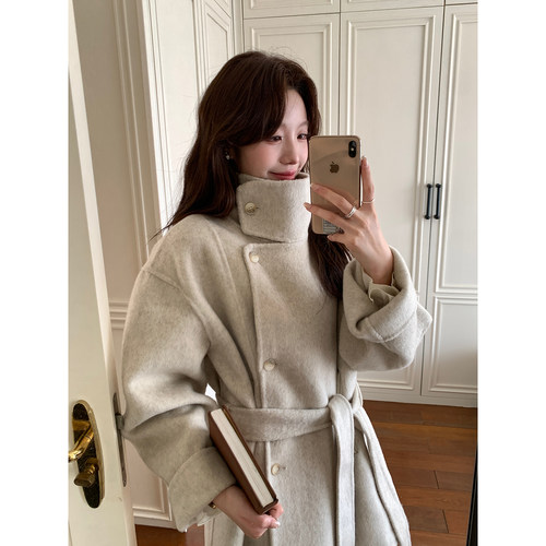 Even一雯【大抵是冬季】韩系高智感含70羊毛秋冬温柔气质短款大衣