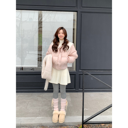 Even一雯【甜氧旋律】韩系高智感精致盐系甜美百搭百褶裙带安全裤