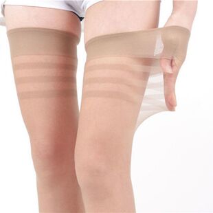 【5双装】长筒丝袜女长丝袜高筒袜夏季超薄防滑防勾丝过膝袜子