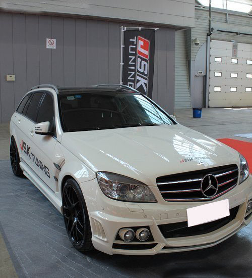 奔驰w204 c200 c260 c300旅行版改wd包围套件 奔驰c级旅行版包围