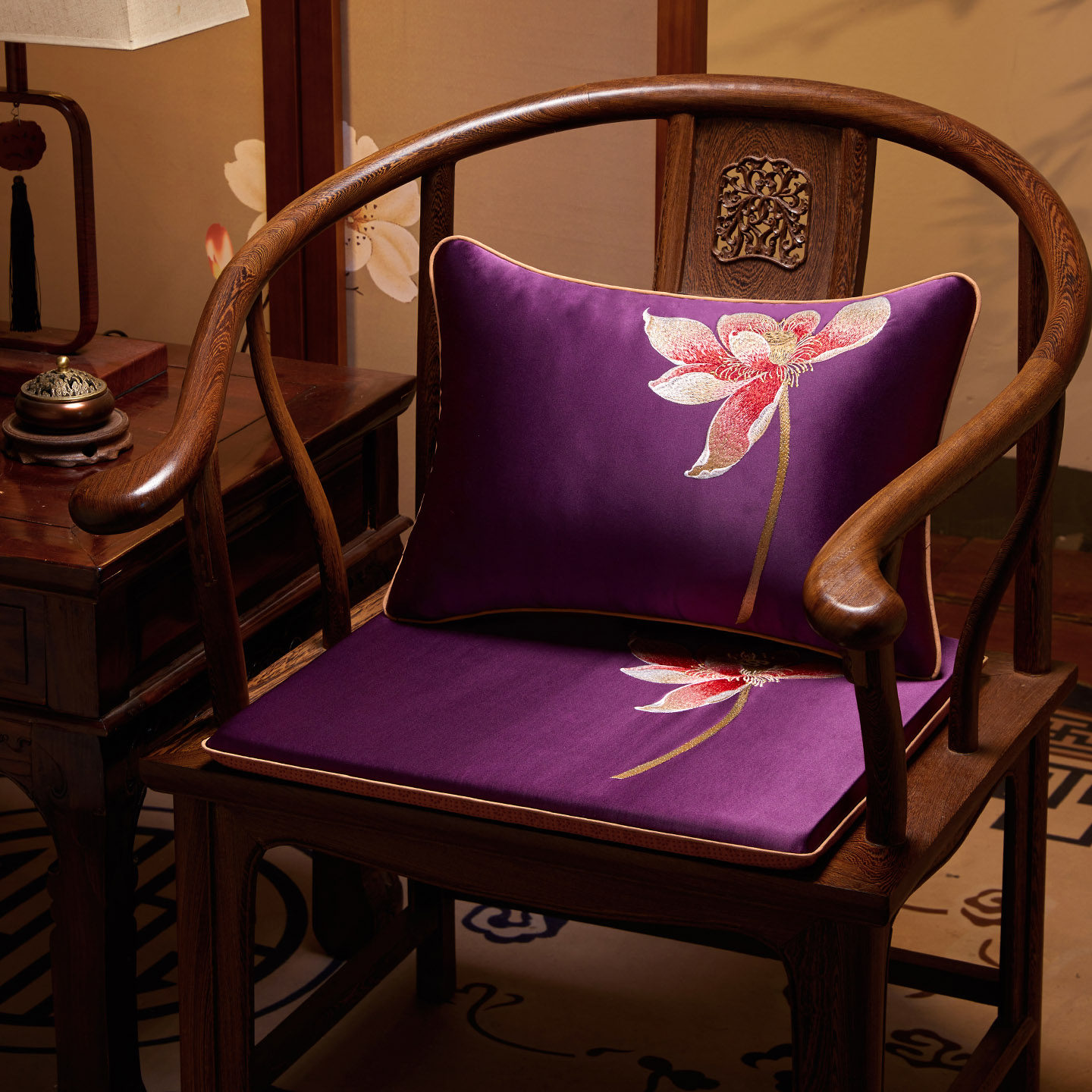 新中式椅垫红木椅子坐垫乳胶垫茶桌圈椅太师椅座垫加厚海绵垫定制,居家布艺,椅垫,淘宝优惠券,粉丝福利购,淘宝优惠卷