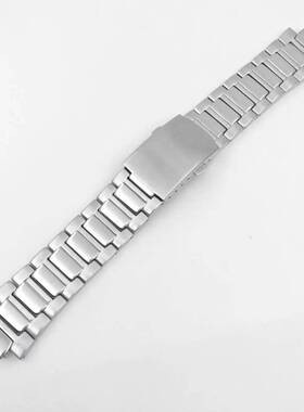 适配卡西欧5118表带EF-546实心钢带手表链配件14mm男