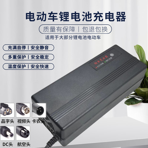 新国标电动车锂电池智能充电器48