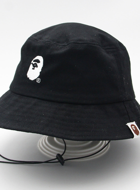 日系儿童盆帽春秋季男女童遮阳防晒帽亲子渔夫帽大童出游休闲帽子