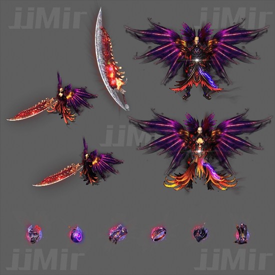 传奇剑甲素材 复古沉默 紫凤之翼 男女衣服武器首饰套 PNG格式,商务/设计服务,设计素材/源文件,淘宝优惠券,粉丝福利购,淘宝优惠卷