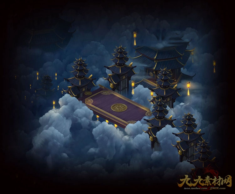 传奇地图素材 高清独立真彩地图 无缝封边 DZC1-39