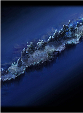 传奇地图素材 天界通道 高清独立地砖 无缝封边 HD205-1