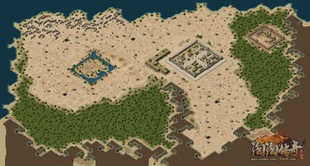 传奇地图素材 盟重系列 定制土城 高清复古动态 半独立地砖