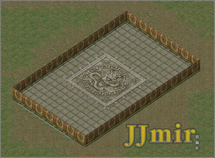 传奇地砖地图素材 擂台活动 高清独立地砖 完整封边-ZD019