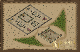 传奇土城地图 新版土城 盟重土城 高清独立地砖地图 - MF071
