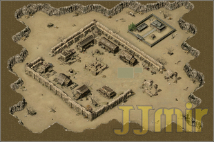 传奇土城地图 荒漠土城 盟重土城 双安全区 高清独立地砖 - XT025