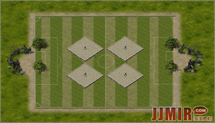 传奇地砖地图素材 四擂台活动副本 独立地砖 无缝封边 HD023